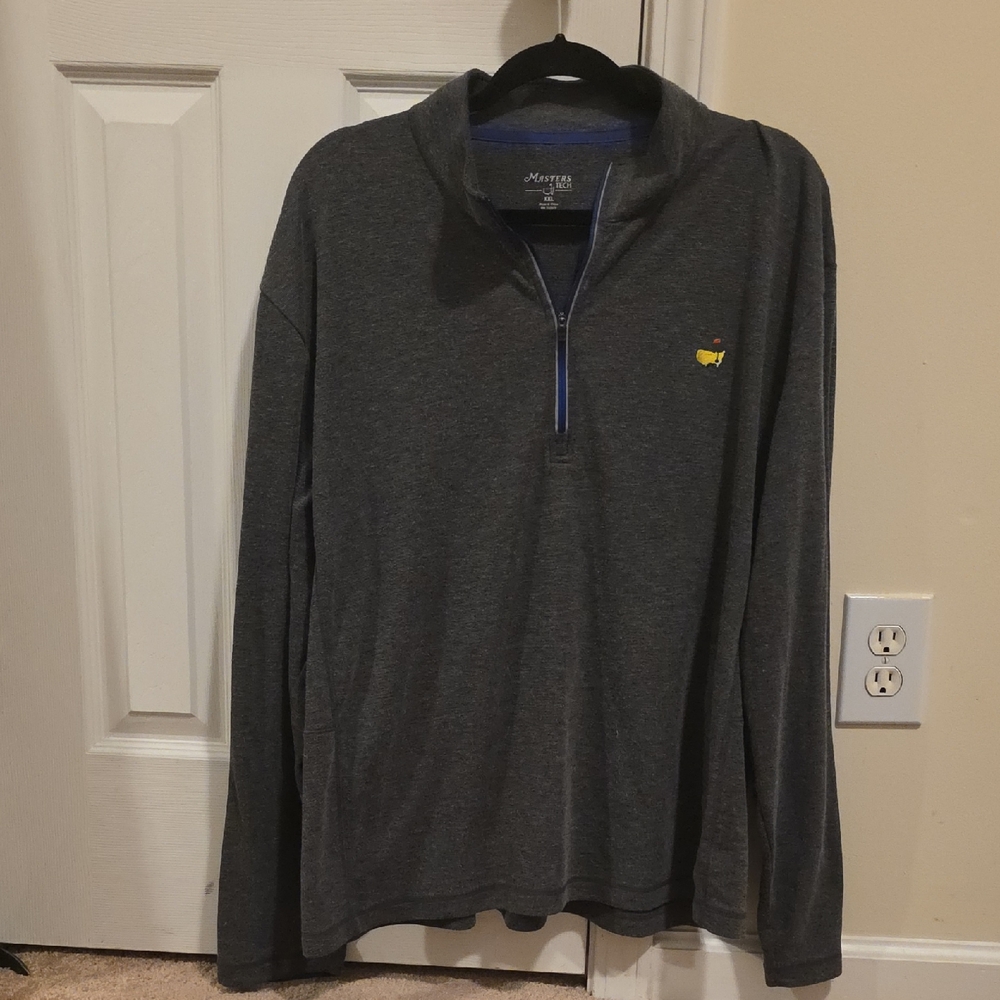 Masters Dark Gray Zip-Up Sweater